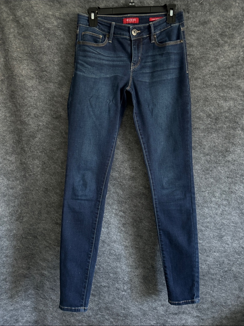 Guess Women's Stretch Skinny Jeans in Dark Blue